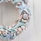 14" Coastal Shell Wreath - Handcrafted Decorations Christmas Gift - Holiday Tree